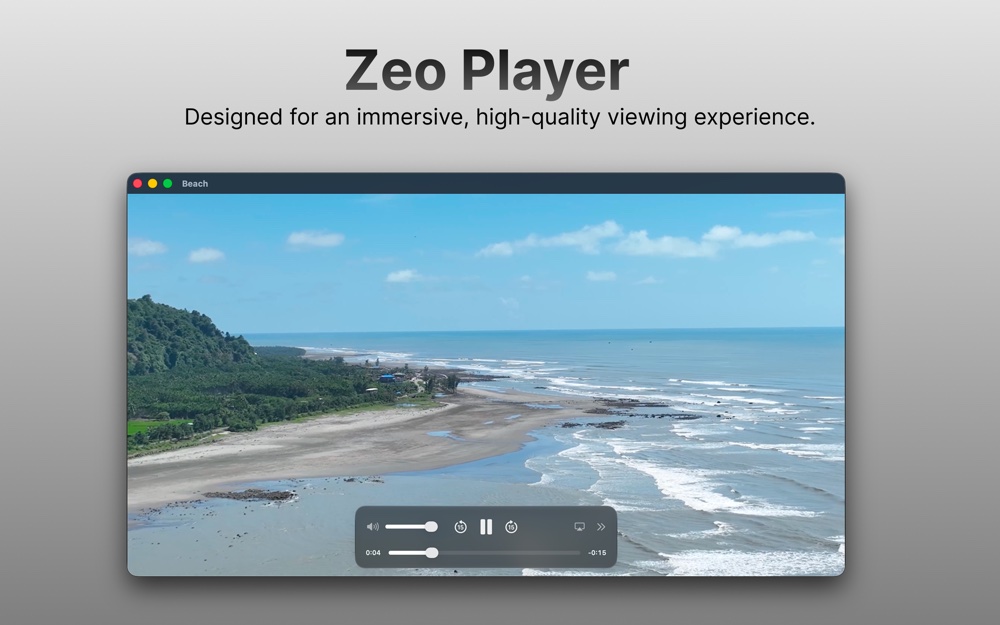 ZeoPlayer Mac 截图 1